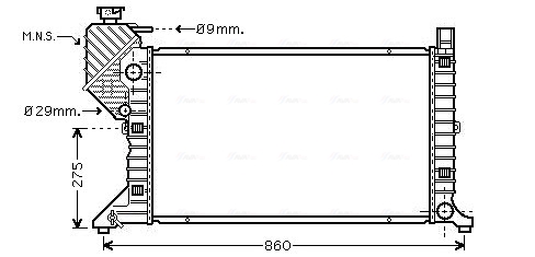 Radiateur Ava Cooling MSA2300