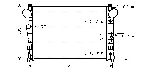 Radiateur Ava Cooling MSA2301