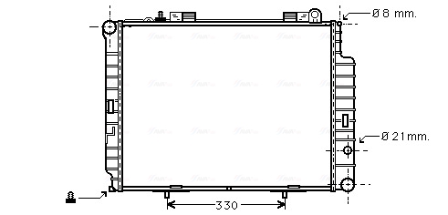 Radiateur Ava Cooling MSA2302