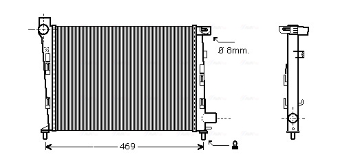 Radiateur Ava Cooling MSA2310