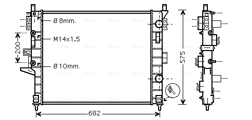 Radiateur Ava Cooling MSA2331
