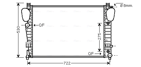 Radiateur Ava Cooling MSA2334