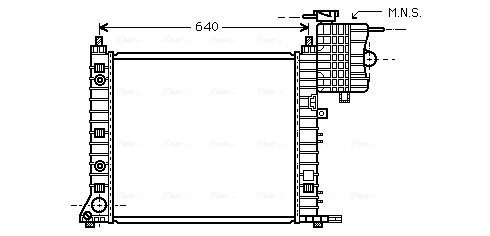 Radiateur Ava Cooling MSA2350