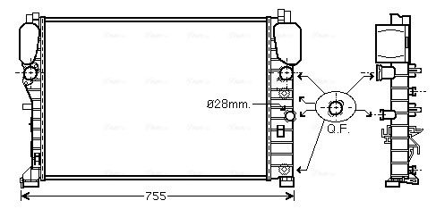 Radiateur Ava Cooling MSA2394