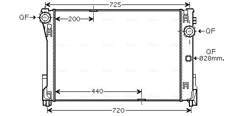 Radiateur Ava Cooling MSA2474