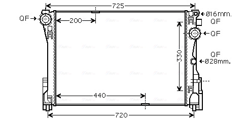 Radiateur Ava Cooling MSA2575