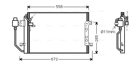 Airco condensor Ava Cooling MSA5257D