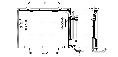 Airco condensor Ava Cooling MSA5279