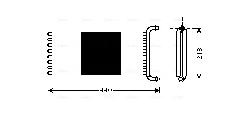 Kachelradiateur Ava Cooling MSA6441