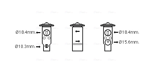 Airco expansieklep Ava Cooling MT1257