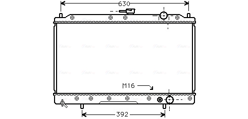Radiateur Ava Cooling MTA2043