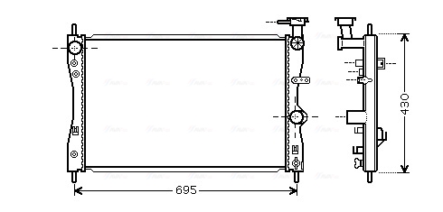 Radiateur Ava Cooling MTA2172