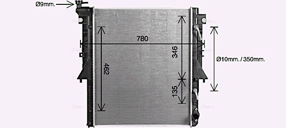 Radiateur Ava Cooling MT2280