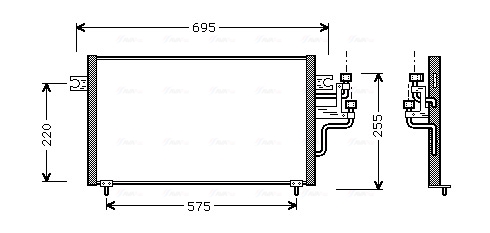 Airco condensor Ava Cooling MT5119