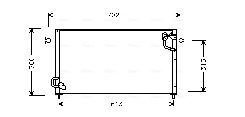 Airco condensor Ava Cooling MT5124