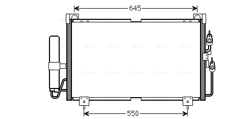 Airco condensor Ava Cooling MT5213D