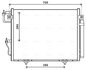 Airco condensor Ava Cooling MT5231D