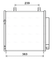 Airco condensor Ava Cooling MT5251D