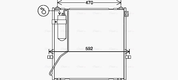 Airco condensor Ava Cooling MT5269D