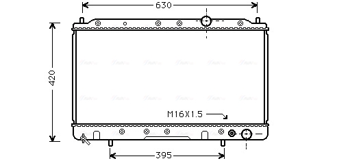 Radiateur Ava Cooling MTA2082