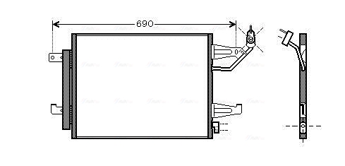 Airco condensor Ava Cooling MTA5177D