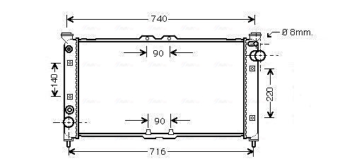 Radiateur Ava Cooling MZ2136