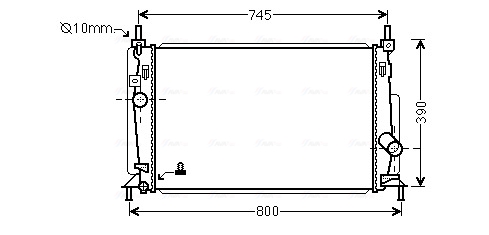 Radiateur Ava Cooling MZ2237