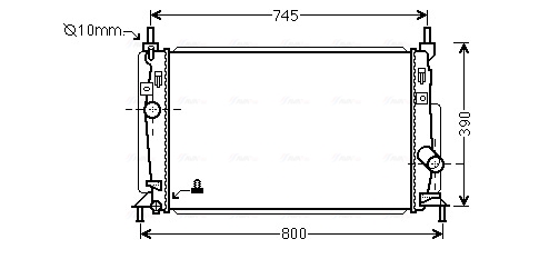 Radiateur Ava Cooling MZ2246