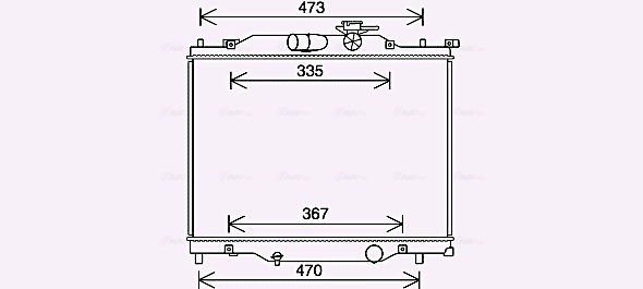 Radiateur Ava Cooling MZ2286