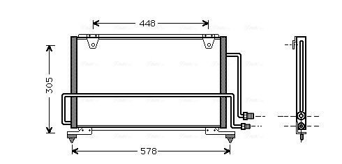 Airco condensor Ava Cooling MZ5108