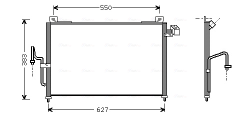 Airco condensor Ava Cooling MZ5159