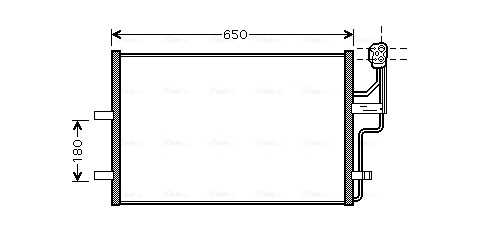 Airco condensor Ava Cooling MZ5186