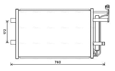 Airco condensor Ava Cooling MZ5252D