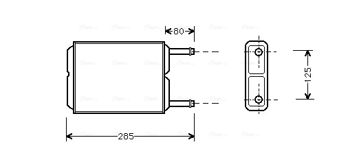 Kachelradiateur Ava Cooling MZ6123