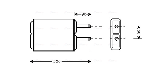 Kachelradiateur Ava Cooling MZ6124