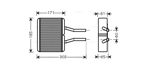 Kachelradiateur Ava Cooling MZ6193