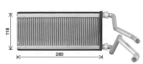 Kachelradiateur Ava Cooling MZ6298