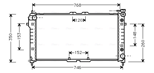 Radiateur Ava Cooling MZA2037