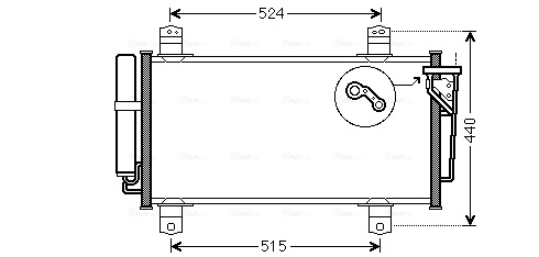 Airco condensor Ava Cooling MZA5231D