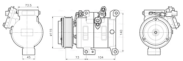 Airco compressor Ava Cooling MZAK303