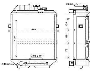 Radiateur Ava Cooling NH2028