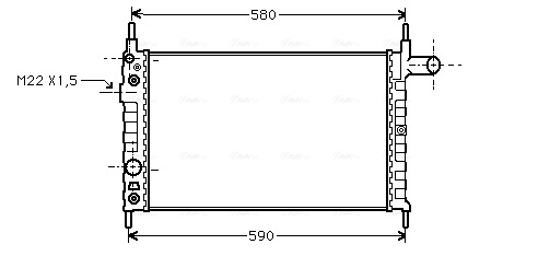Radiateur Ava Cooling OL2163