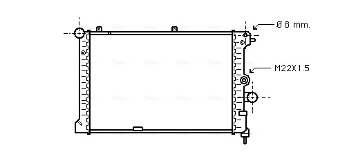 Radiateur Ava Cooling OL2168