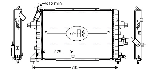 Radiateur Ava Cooling OLA2364