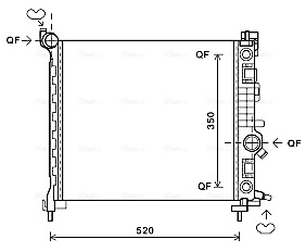 Radiateur Ava Cooling OL2567