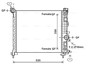 Radiateur Ava Cooling OL2681