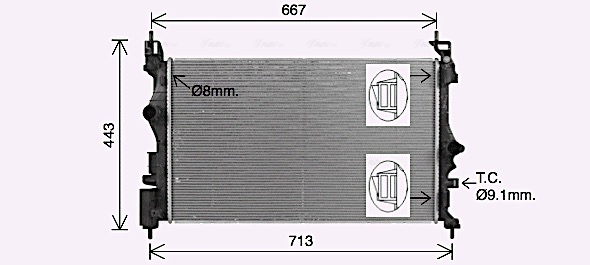 Radiateur Ava Cooling OL2699