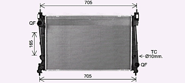 Radiateur Ava Cooling OL2721