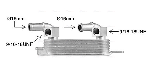 Ava Cooling Oliekoeler motorolie OL3708