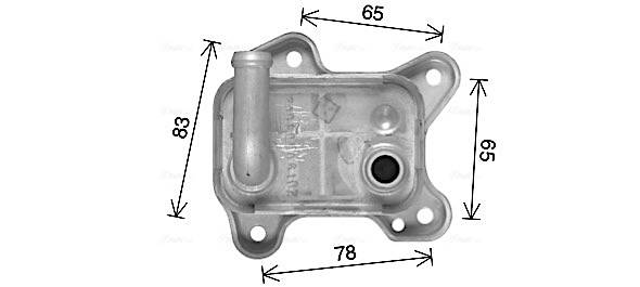 Oliekoeler motorolie Ava Cooling OL3712